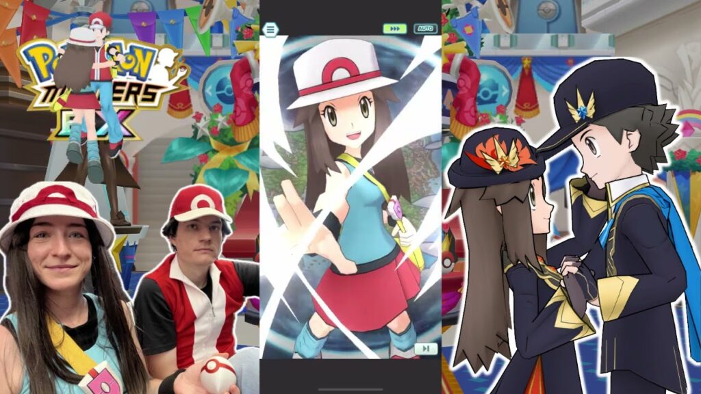 Pokemon Masters EX Mix Leaf 5/5 maxed out some sync grid commentary