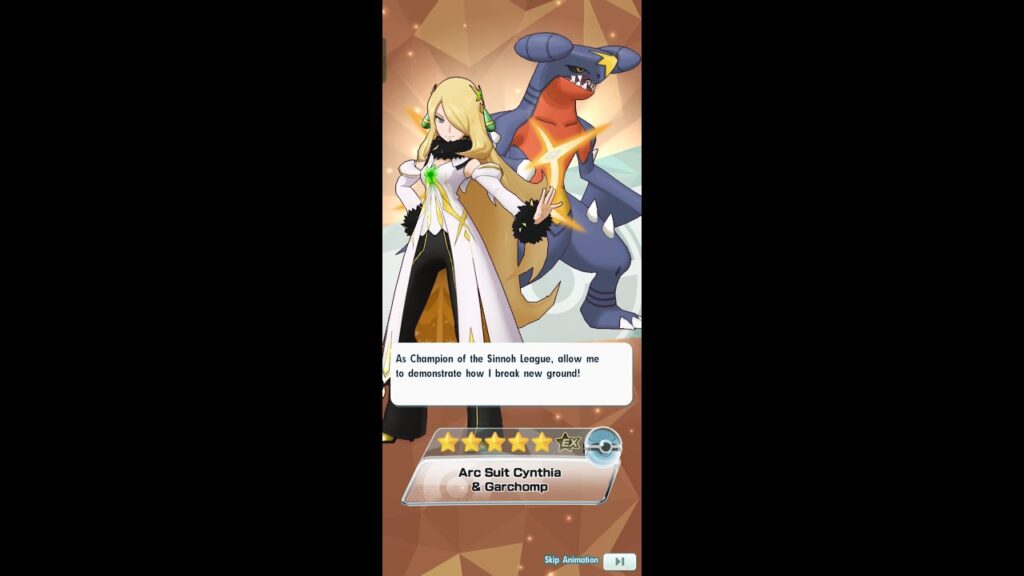 [Pokemon Masters EX] Arc Suit Cynthia & Garchomp Pulls