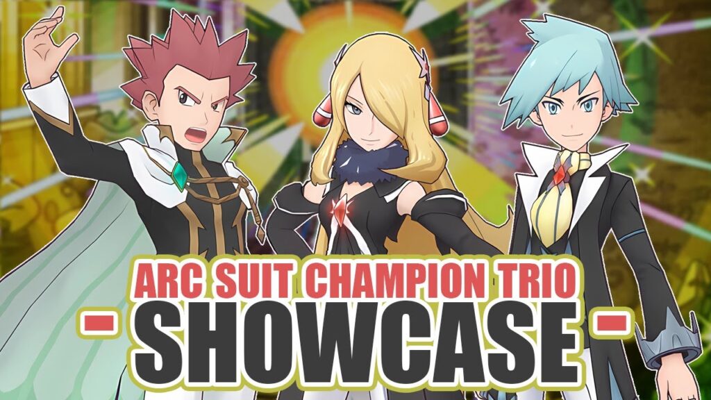 THE NEW META | Arc Suit Lance + Arc Suit Cynthia + Arc Suit Steven Showcase | Pokemon Masters EX