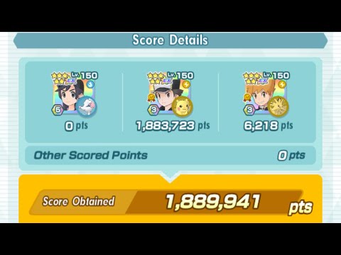 1.8M With Elio-SST Red-NC Blue against Hugh | Pokemon Masters EX | Damage Challenge