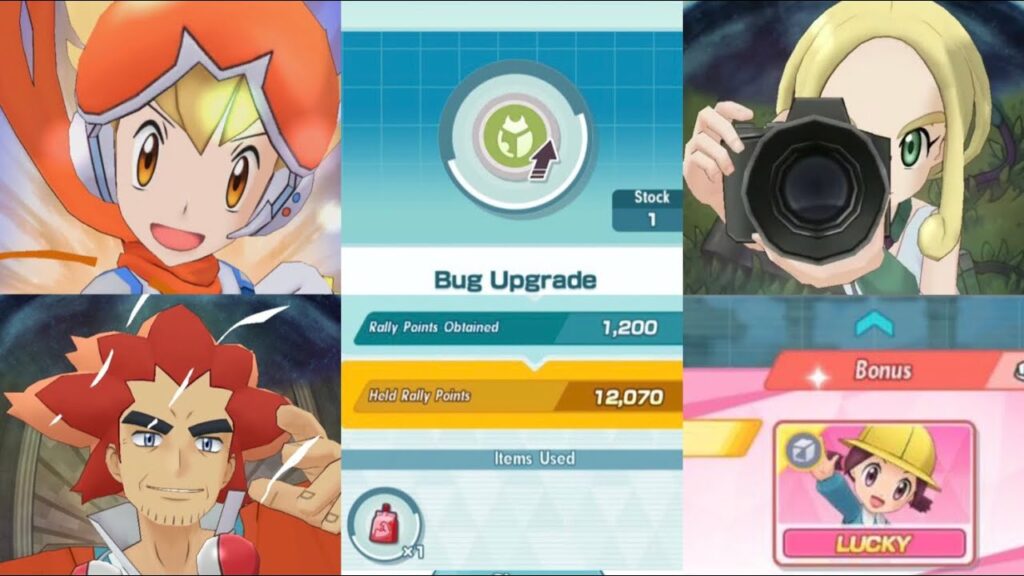 Buzzing around in the Battle Rally (Bug Upgrade, 12,070 pts) [Pokemon Masters EX]