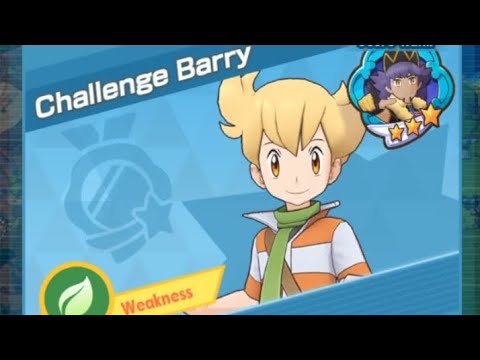 Pokemon Masters Ex: Damage Challenge - Challenge Barry (Grass Weak) Dealing 1M Damage