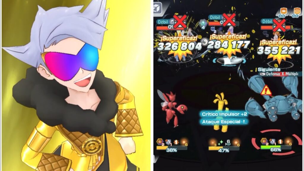 Showcase Alik (Traje S) y Gholdengo 3/5 EXR  -Pokemon Masters EX-