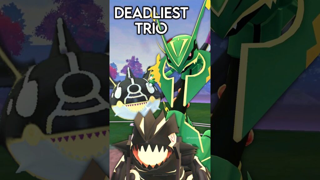 using THE DEADLIEST TEAM in POKEMON GO.