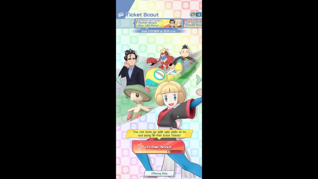 Pokemon Masters EX - 5th Anniversary 100-Ticket Scout