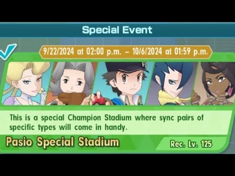 Pokemon Masters Ex : 15K Pasio Steel Special Stadium - September 2024