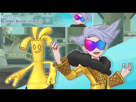 Pokemon masters ex story event "Golden bonds on Pasio" full story event..