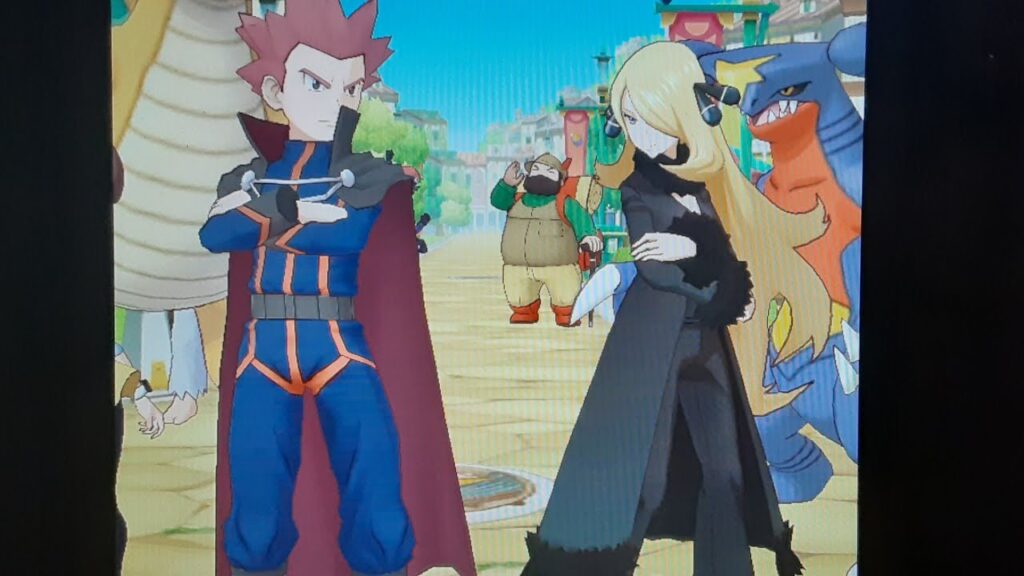 Lance vs. Cynthia? (Pokemon Masters EX, Android)