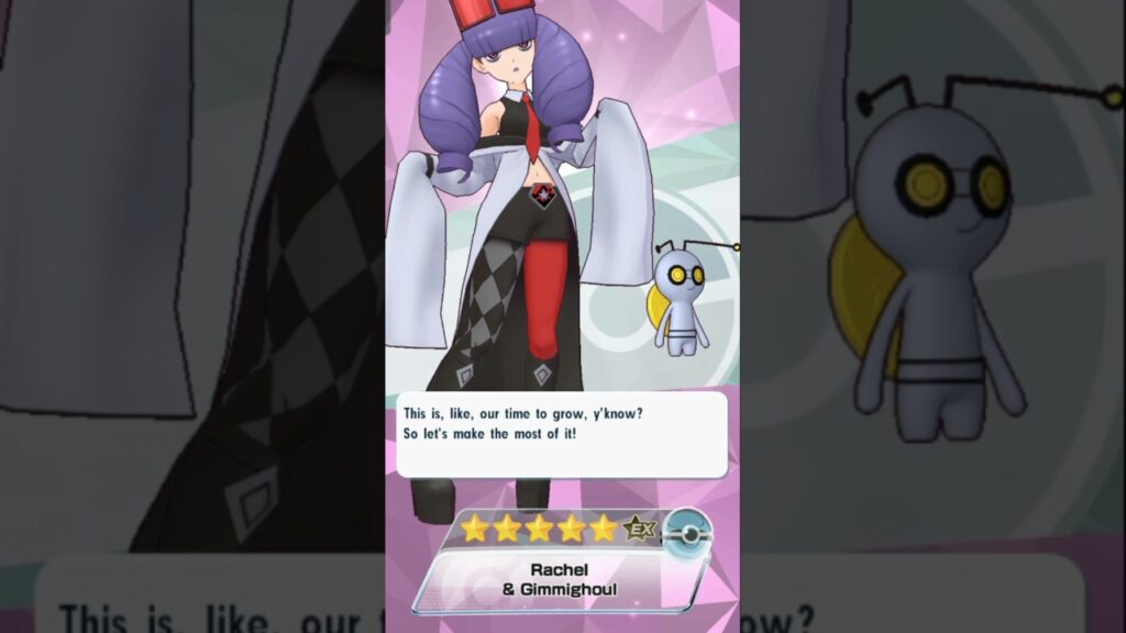 Pokemon Master EX Rachel and Gimmighoul permanent #pokemonmasterex #shorts