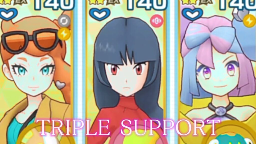 TRIPLE SUPPORT TEAM IN POKEMON MASTERS EX