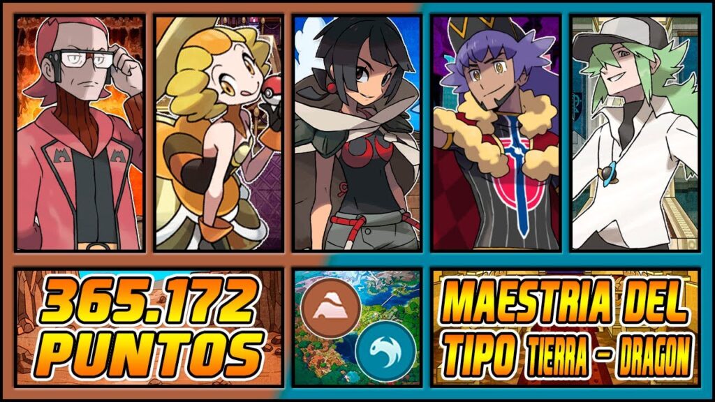 MAESTRIA DEL TIPO TIERRA DRAGON - TOP 500 - Pokemon Masters EX