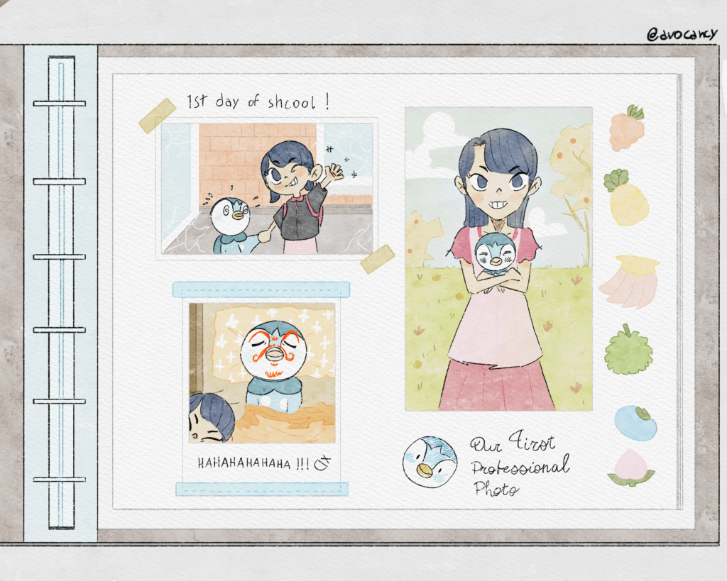 [OC] Memory Book with Piplup