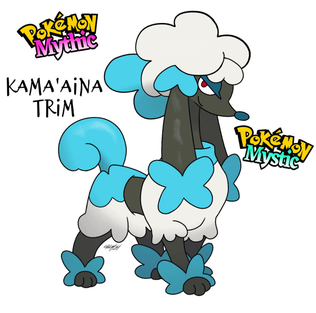 (OC) Fanmade Furfrou Trims based on Alola, Galar, Paldea, and my region Kyljarda.