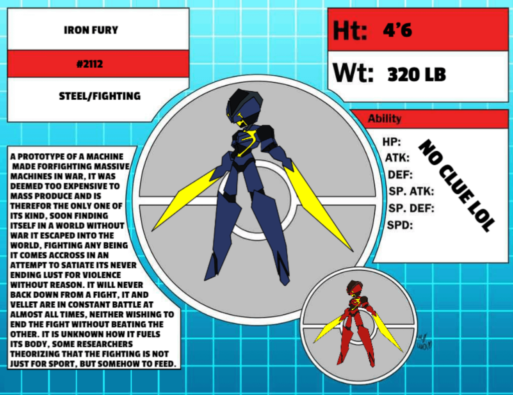 i made a ceruldge paradox form, yep. thats it