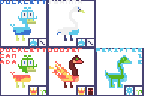 Ducklett regional Canada variant (with split evolution)