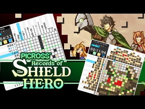 'Picross Records of the Shield Hero' announced for October 3rd release by Jupiter