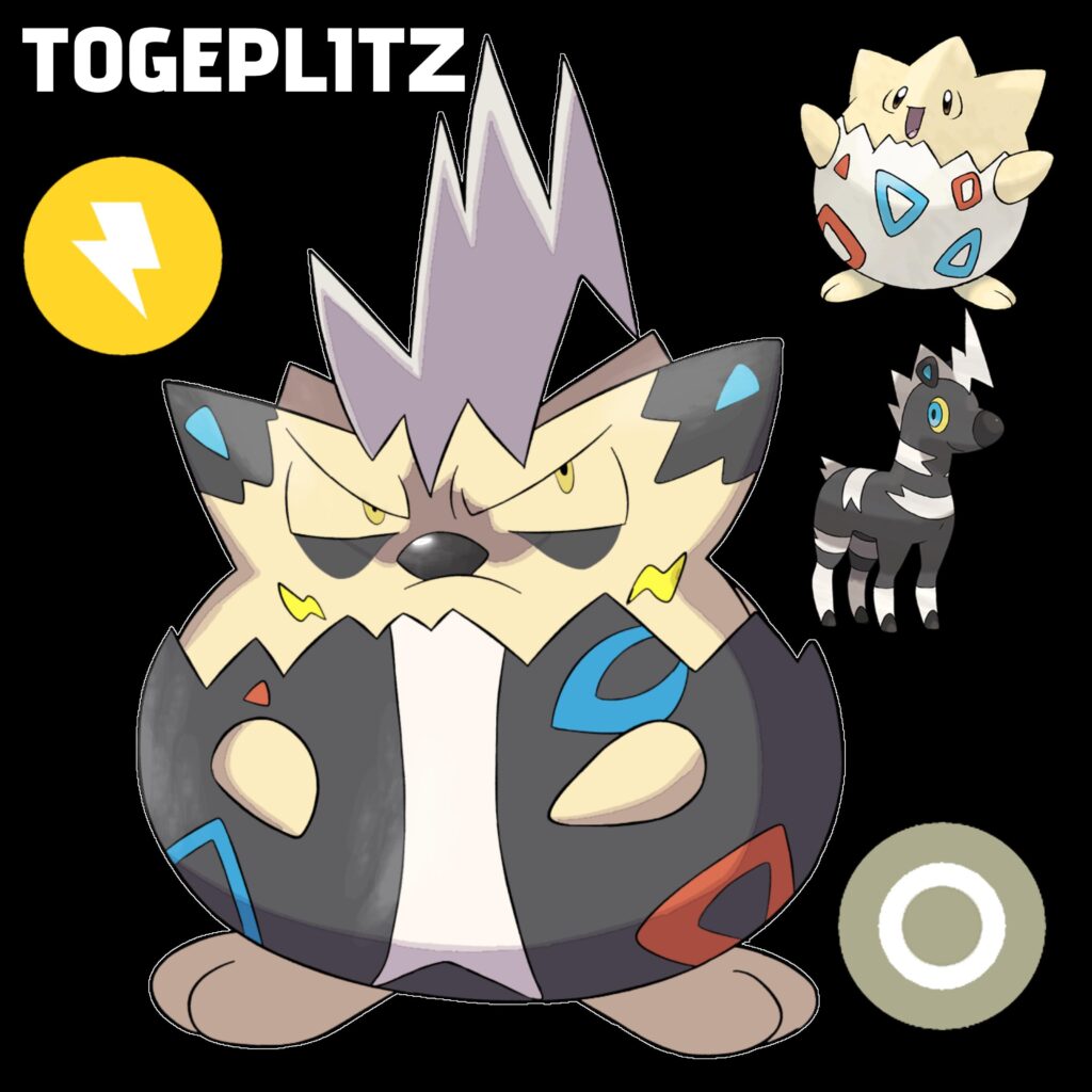 Togepi and Blitzle - Pokémon Fusion