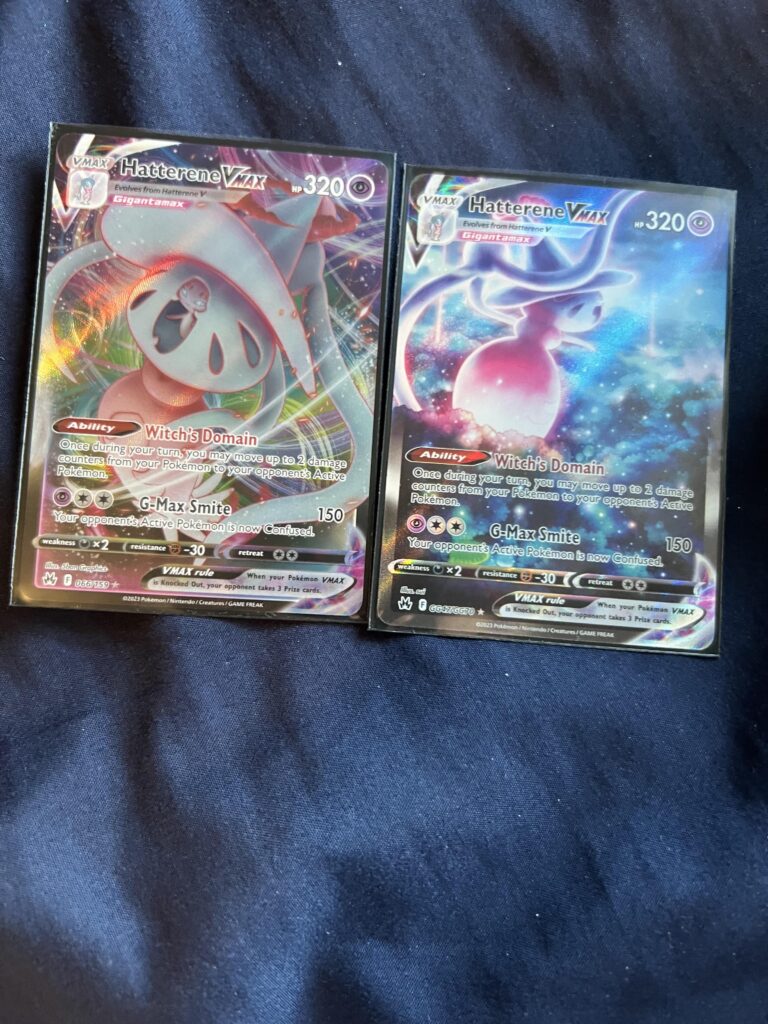 Got two hatterenes vmax in single pack, what are odds? (Crown Zenith)