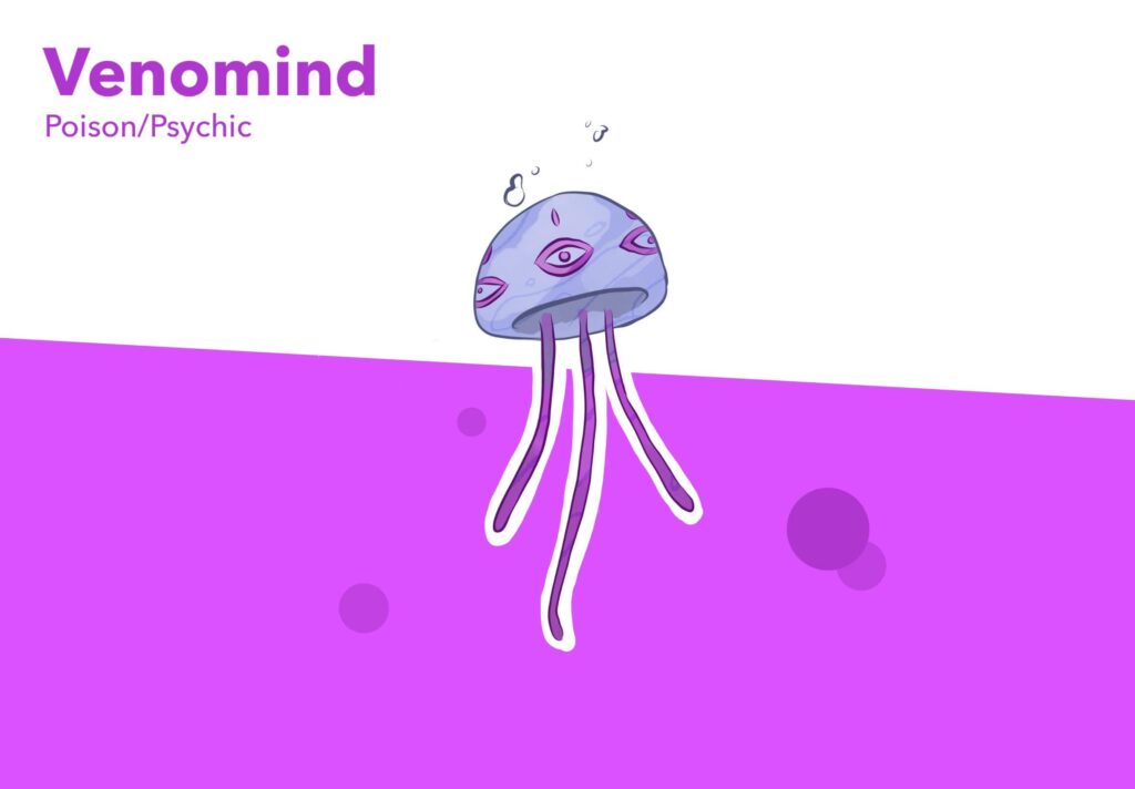 Venomind - poison/psychic jellyfish