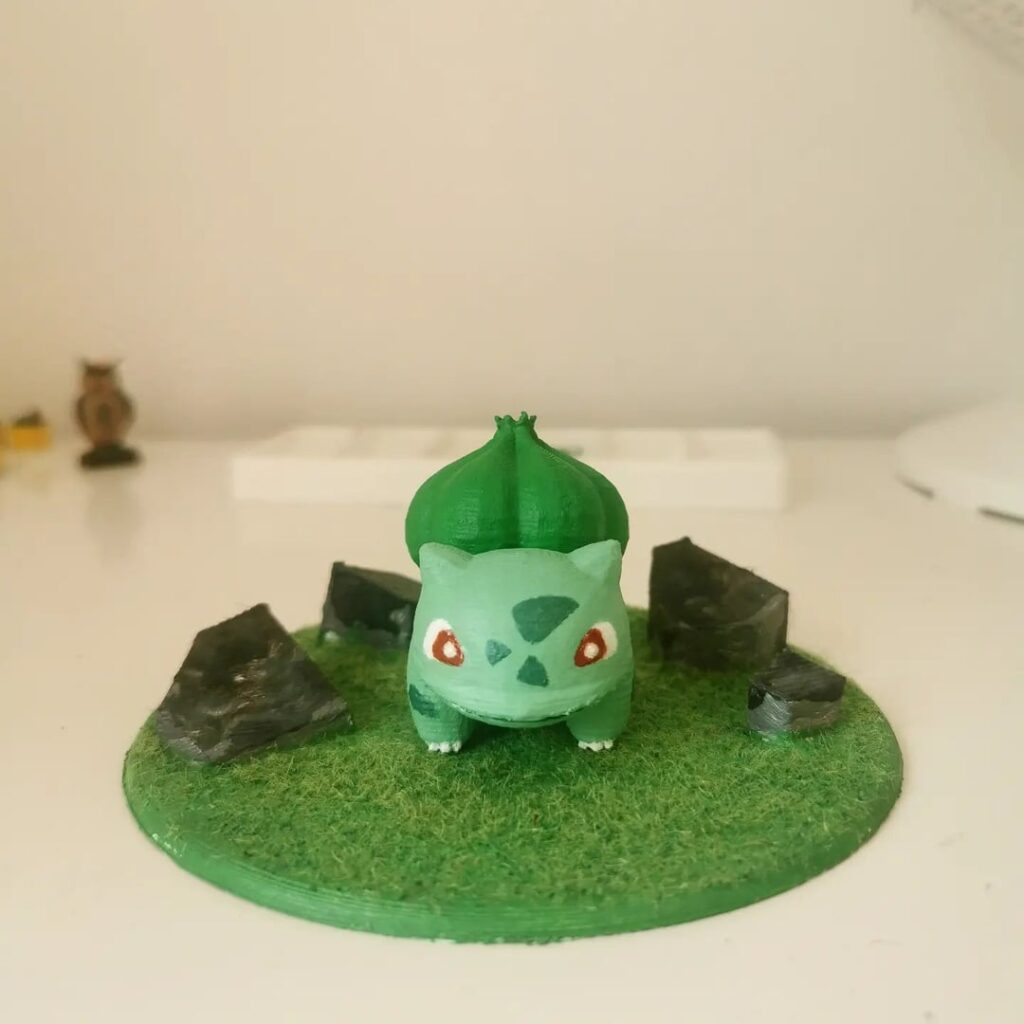 I 3D Printed and Painted a Bulbasaur