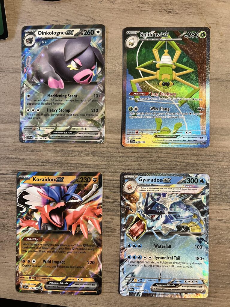 My pulls from three packs!