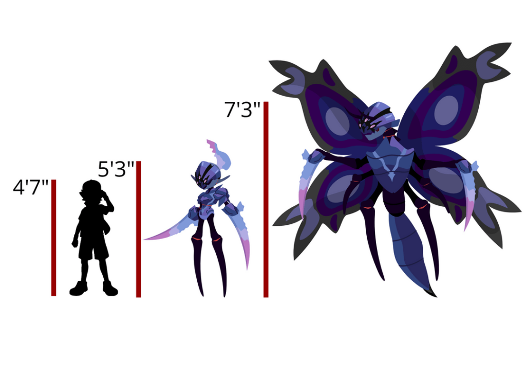 Regional Variant of my Original Fakemon - Mimisect and Charlamoth