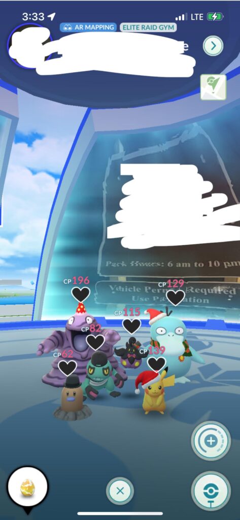 I put my Holiday Pikachu to hold this gym. Came back to this crew!