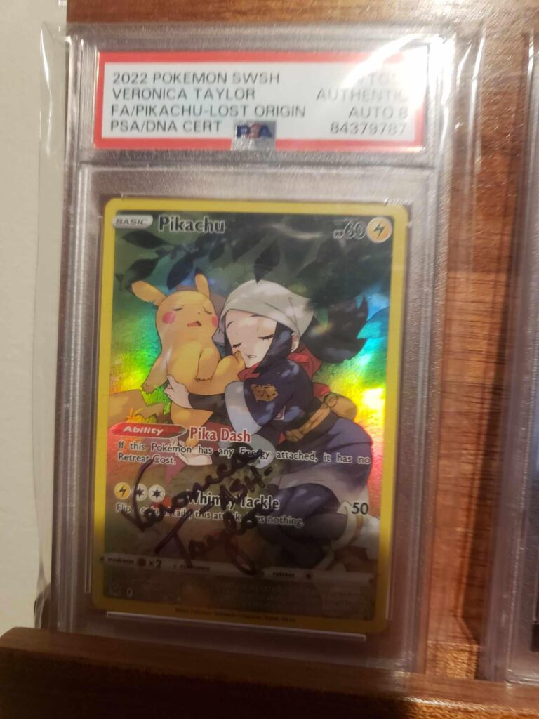 Is this signed by Veronica Taylor card authentic?