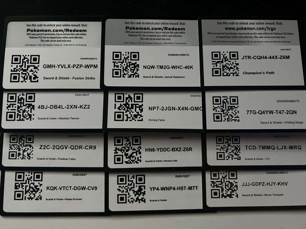 Free code cards