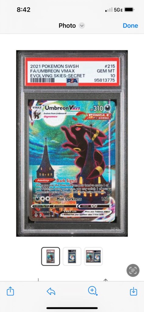 This card with this certification number was stolen from my local LGS yesterday. We’re looking for some info on it.