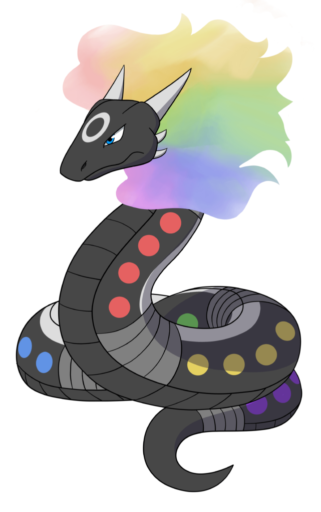 Legendary Pokémon based on Australia's Rainbow Serpent (Water/Flying-Type)