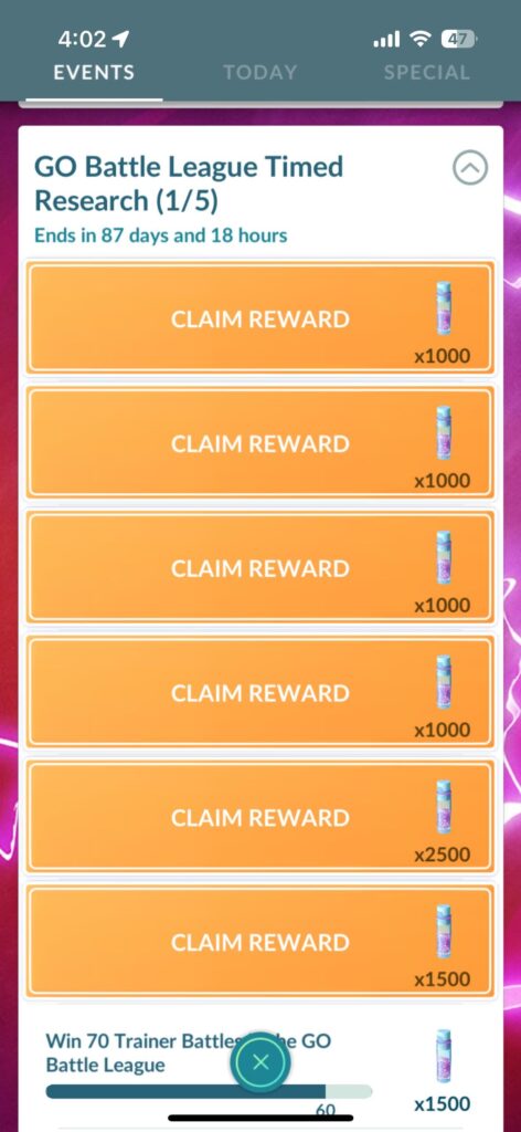 Game glitched during a battle league battle and now it thinks I won 60 battles