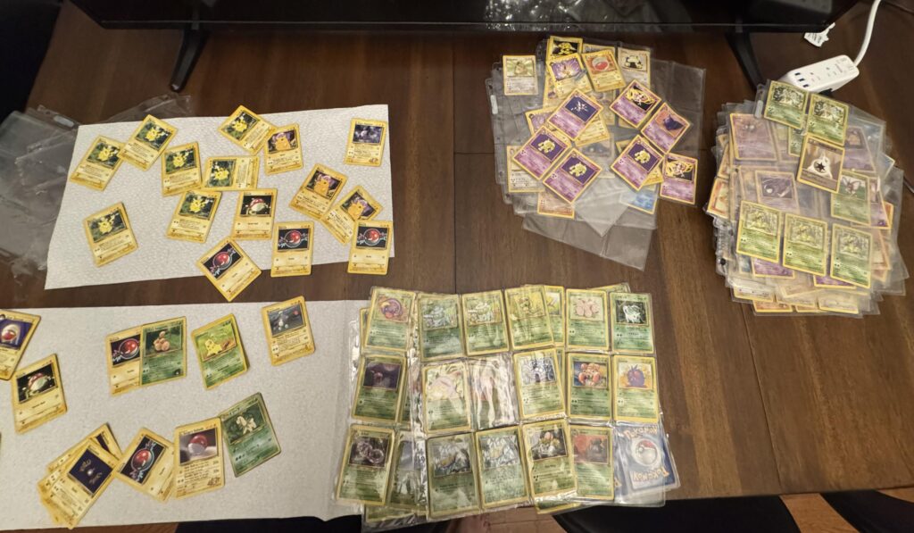 Bad day… OG Non holo Binder got wet…