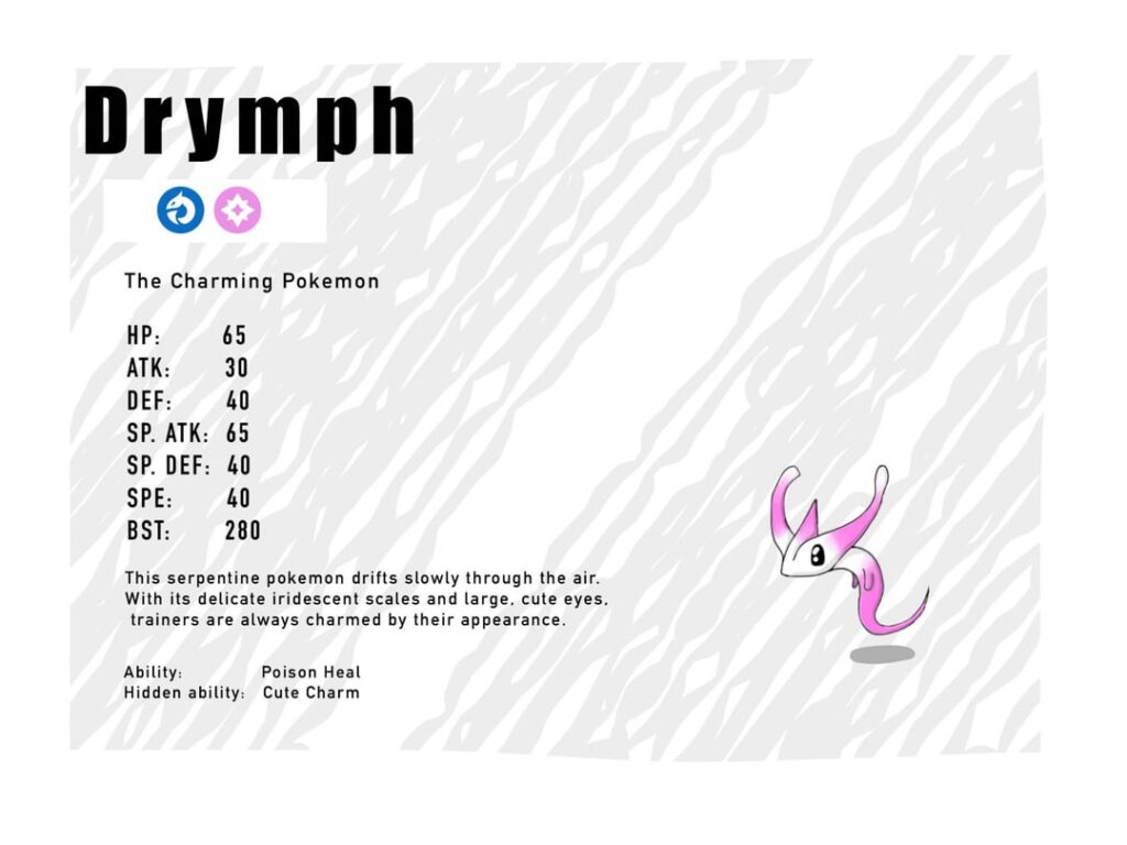 My first proper fakemon attempt, it's supposed to be a pseudo legendary, let me know if you like it!