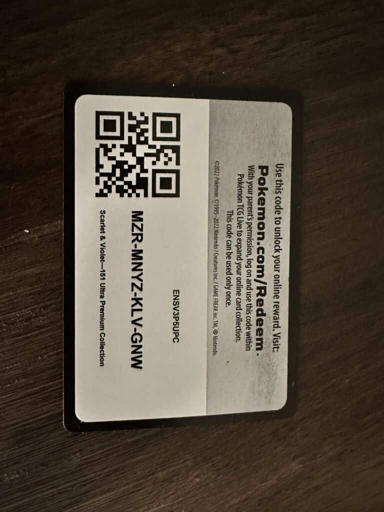 Code card