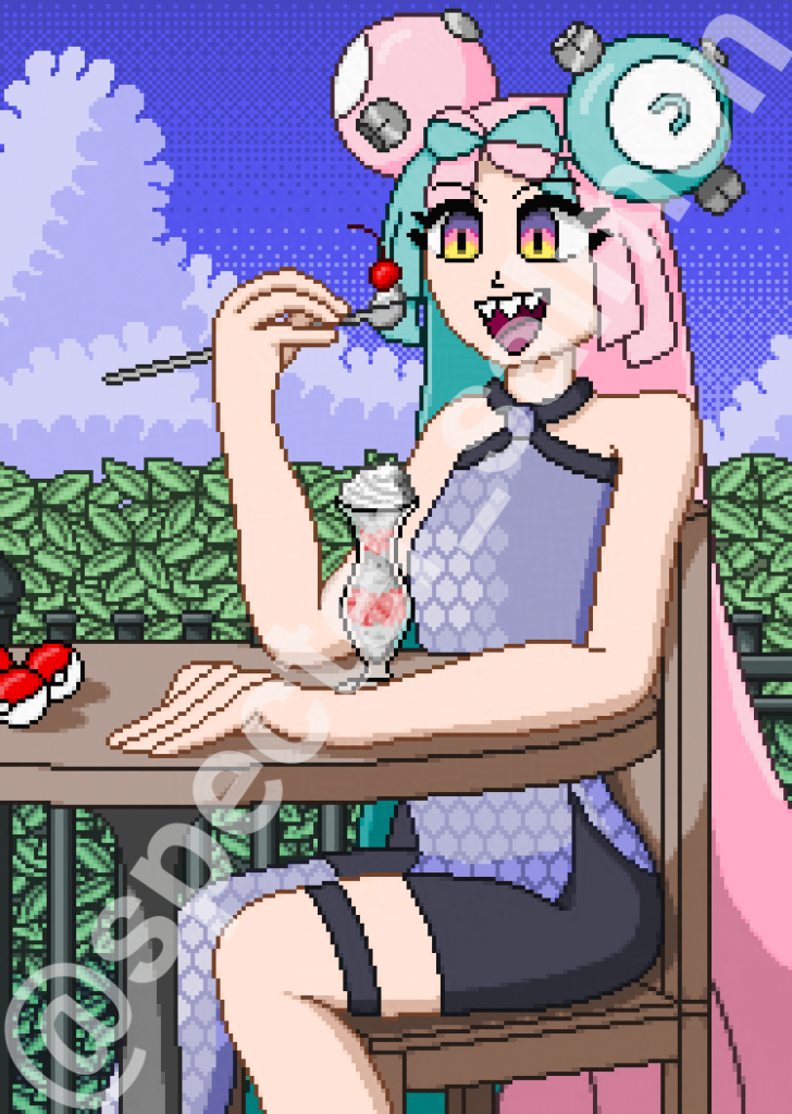 Iono's Treat Day (Art by me)
