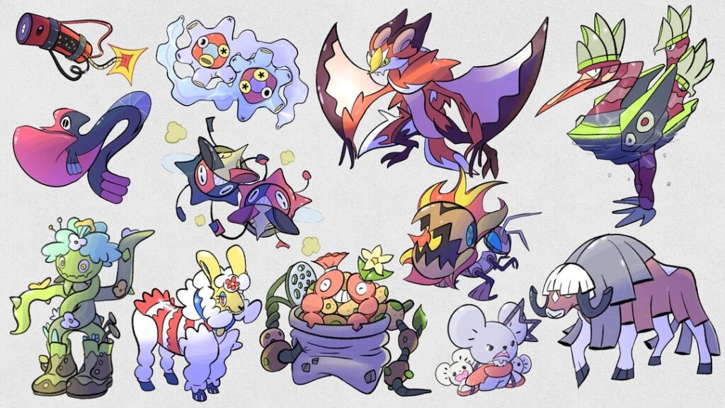 Drawing your regional variants/convergent fakemon. Part 2. Scroll for prompts.
