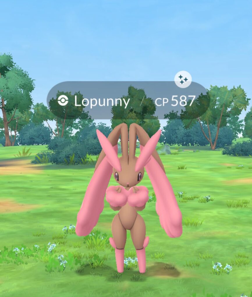 Caught a Shiny Lopunny!