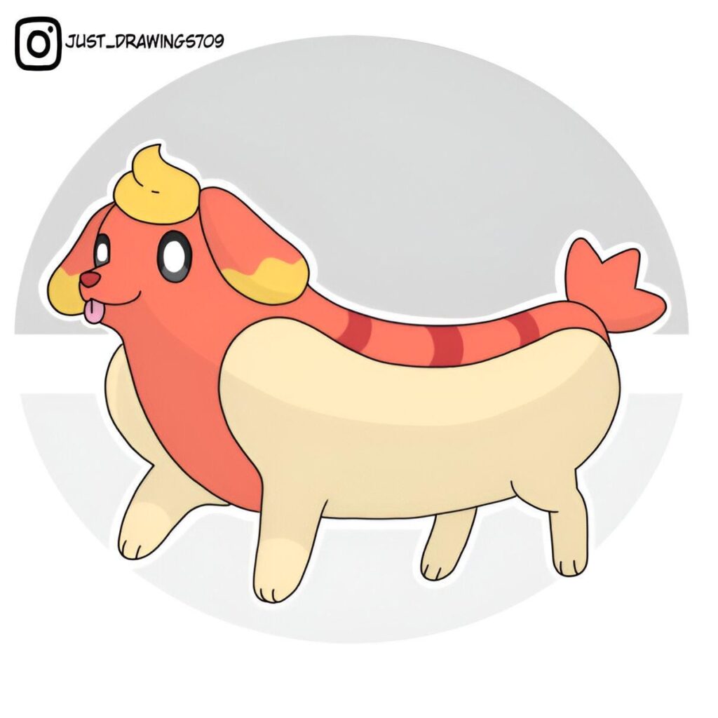 Saushound: The Sausage Pokemon