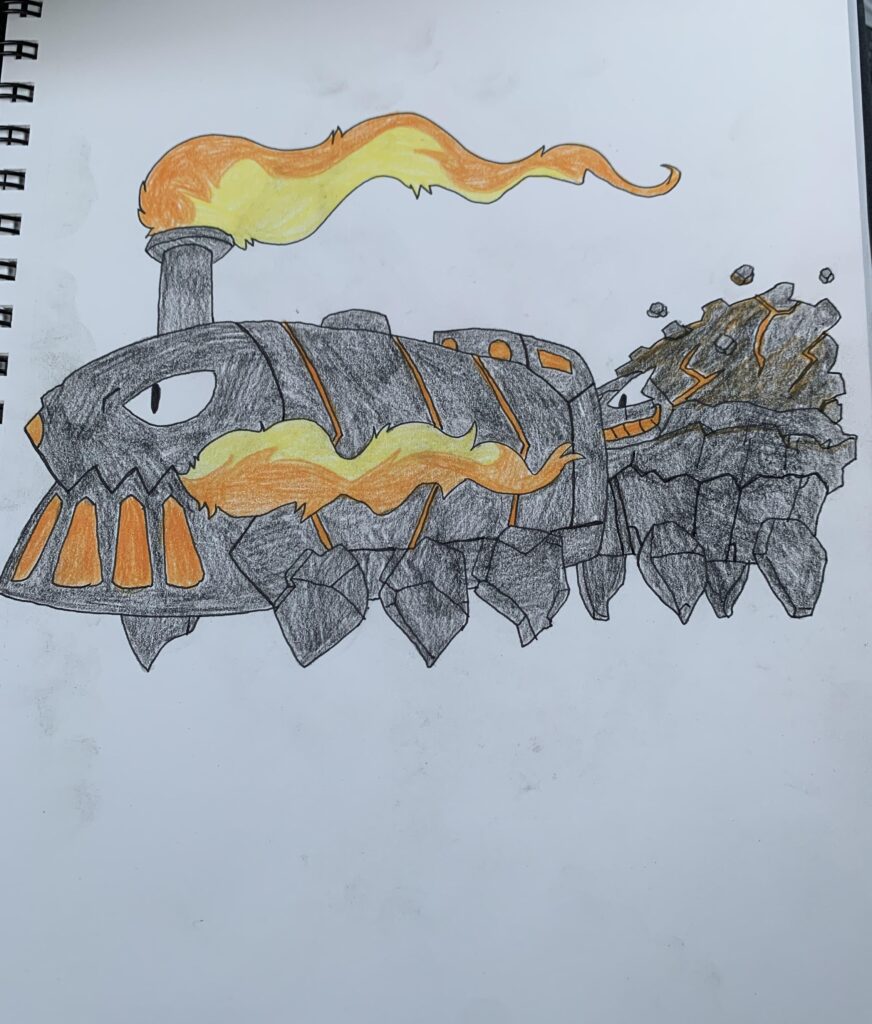 Redesign and Rename for Coalossal. Meet Locoalmotive. Will you add it to your team?
