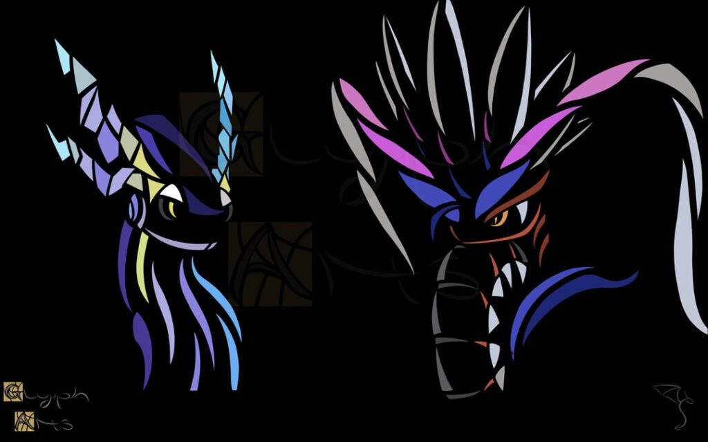 Miriadon and Koraidon Glyphs! [OC]