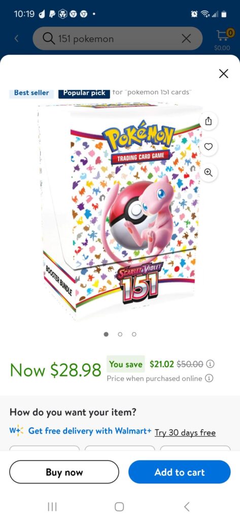 151 booster bundle hurry while available