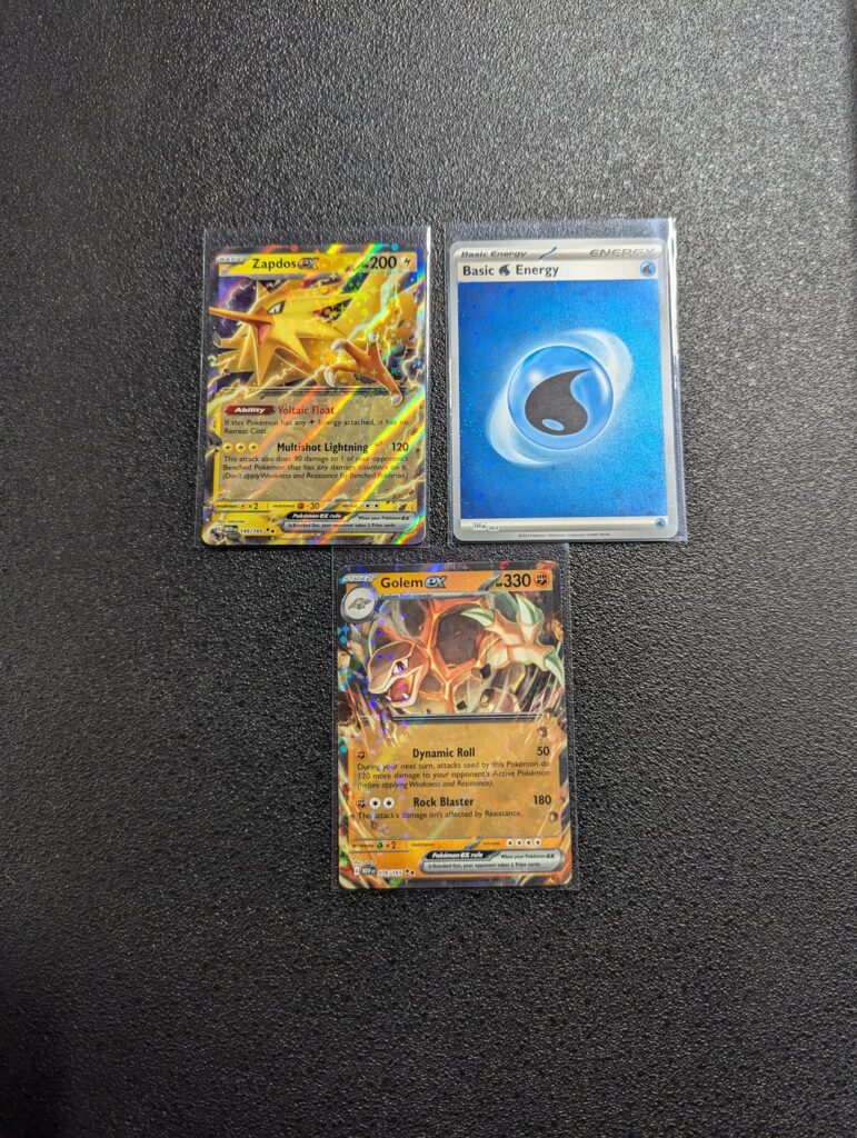 My pulls from 6 booster bundles
