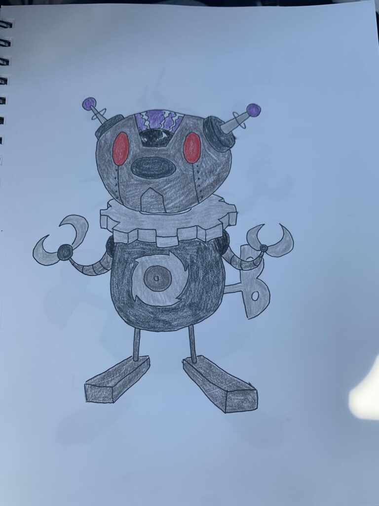 The Steel/Electric Type: Oshabot Dewbot and Samurbot. Convergent Evolution? Future Paradox? Who knows?