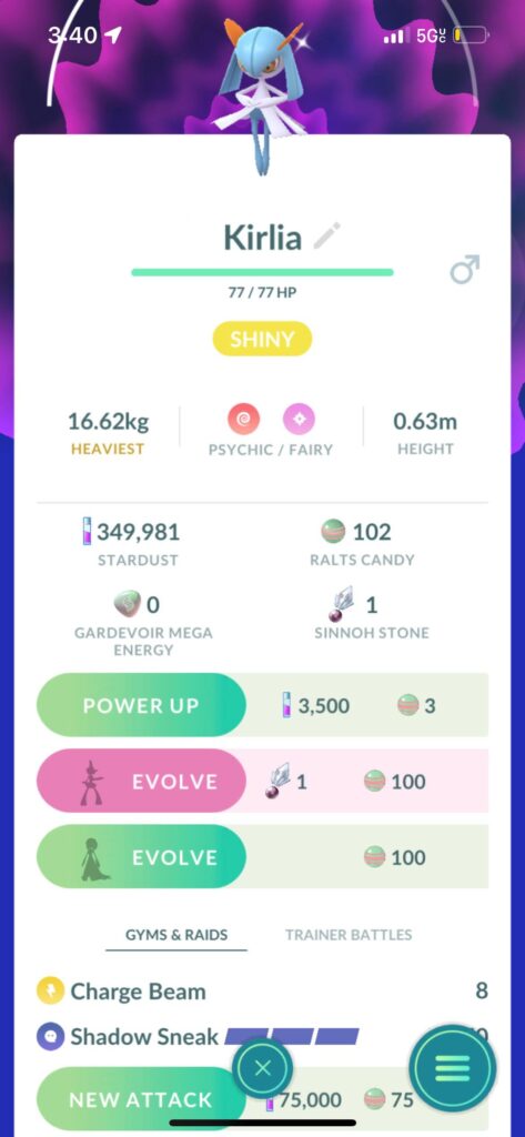 which would be better, gardevoir or gallade? (shiny)