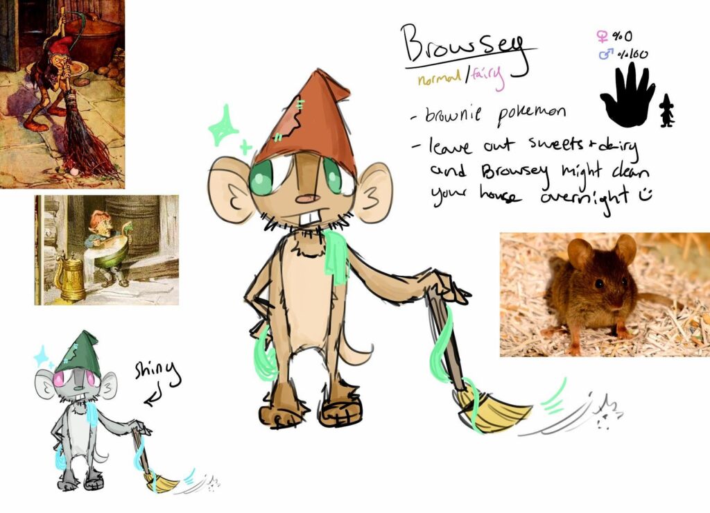 making Pokemon based on Celtic myth