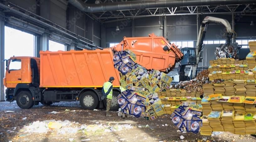 Actual photo of my local landfill after I decided to rip some packs