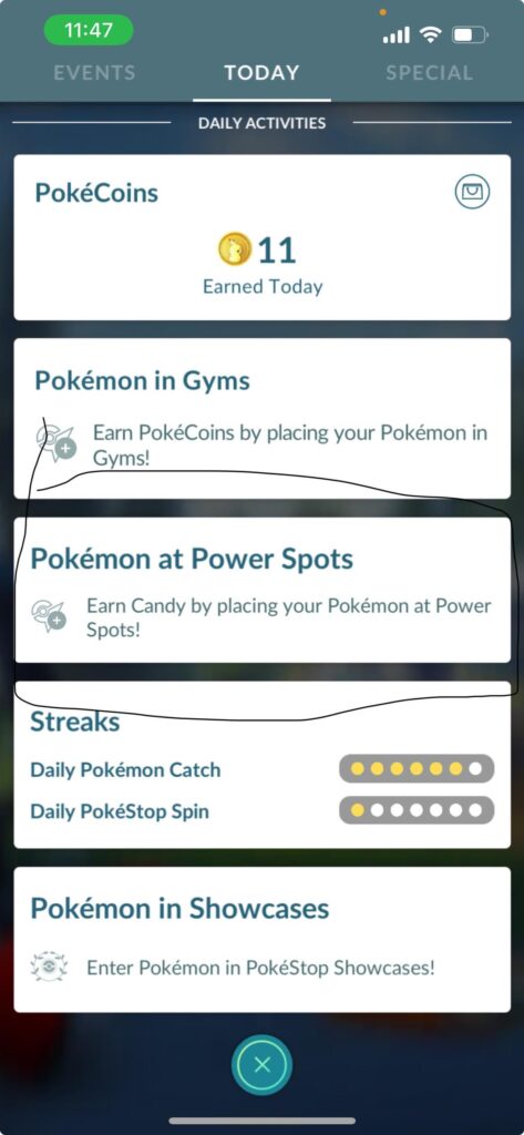 Has anyone been able to leave a Pokémon at a power stop yet if so how do you do it?
