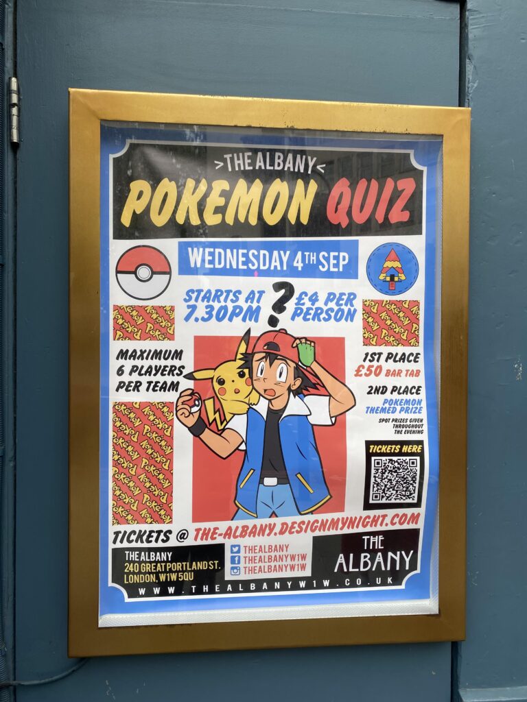 (London, UK) A few mates & I entered this pub quiz last night feeling confident. Ended up getting wrecked in both senses of the word.