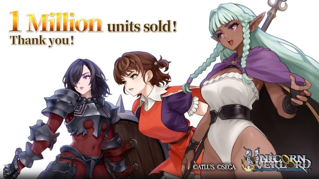 Unicorn Overlord has sold over 1 million units worldwide